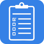 Checklist icon representing compliance gaps in cybersecurity for healthcare, legal, and educational sectors.